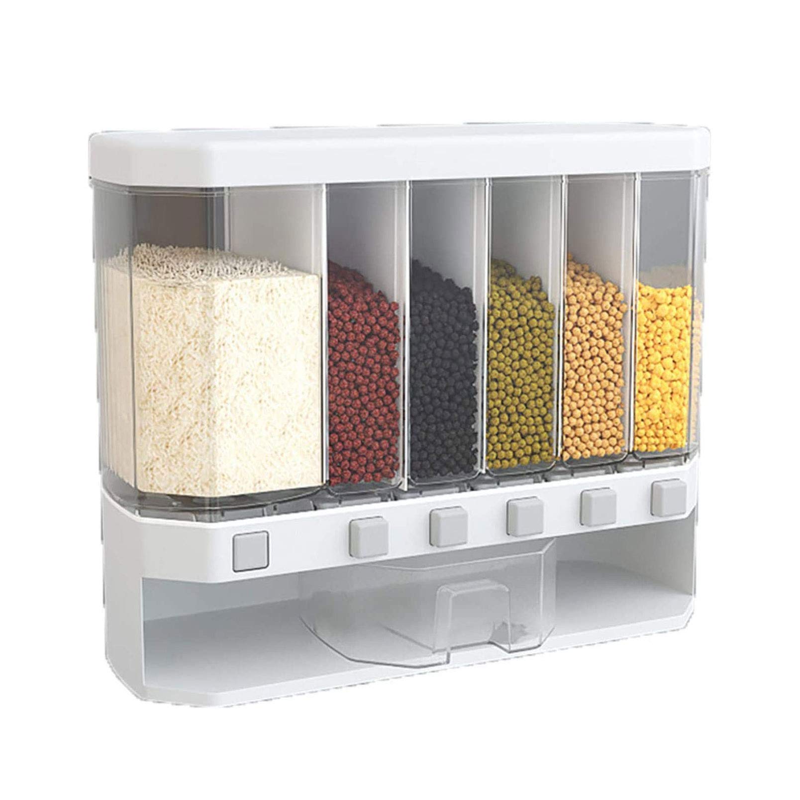Distributeur de grains entiers hermétique et transparent haut de gamme
