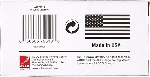 Miniatura 4 de ACCO - Clips de papel jumbo, antideslizantes, de alta calidad, alambre de acero, capacidad de 20 hojas, color plateado, 1 caja de 100 clips