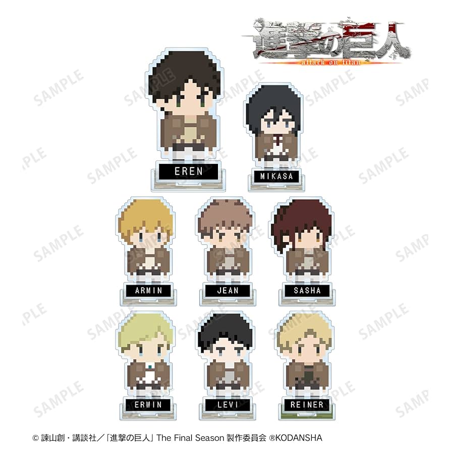 進撃の巨人　アクリルスタンド　全種 Amazon.co.jp: 進撃の巨人 アクリルスタンドコレクション（BOX