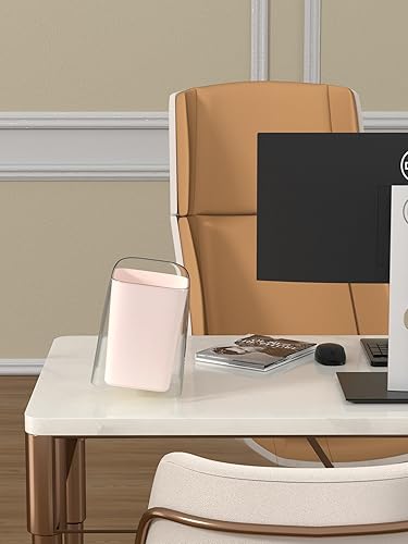 Miniatura 4 de Open Top Tiny, Desk Mini Trash Can, Trash Bin with 5 Rolls of Trash Bags, Waste Basket Desktop, Countertop, Makeup Tabletop Trash Can Little Cute