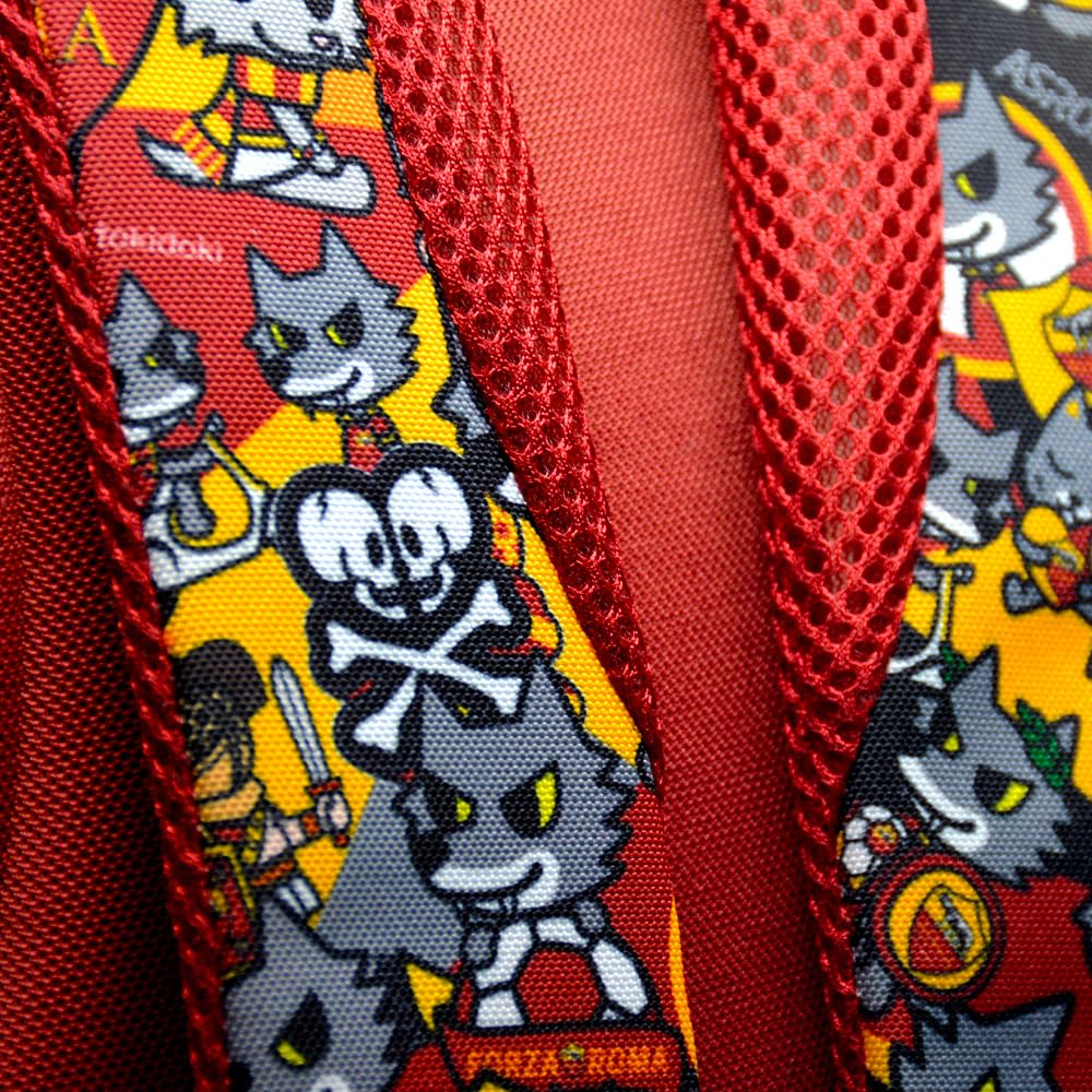 ZAINO SCUOLA ASROMA TOKIDOKI MASCOTTE ROMOLO - ROMA