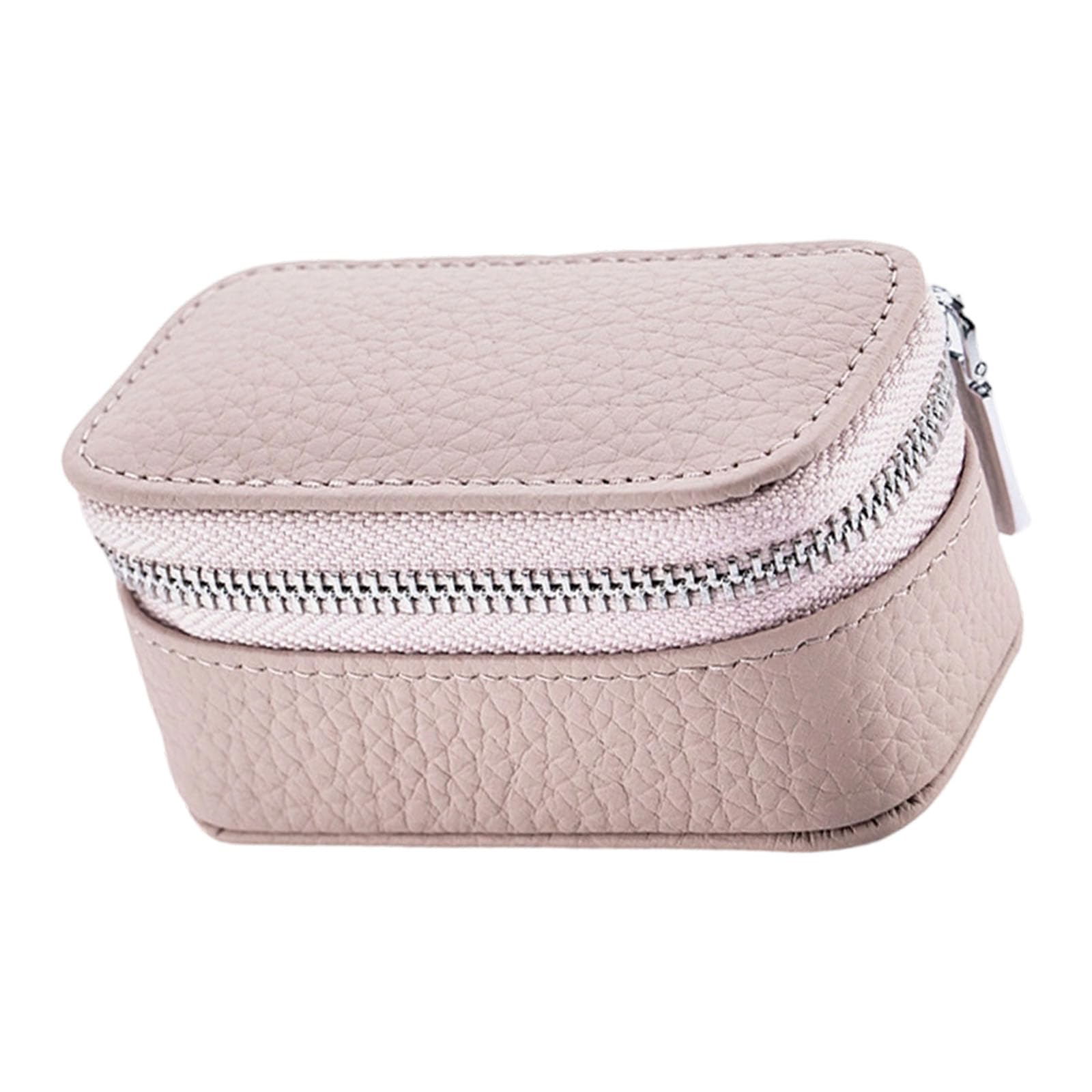 Cazstyk A Portable Pu Leather Small Jewelry Case With Compartments For Daily Use Nd Travel Portable Planner Small Box With Compartments