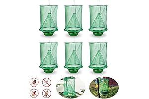 6 Pack Ranch Fly Trap Disposable Fly Traps Outdoors