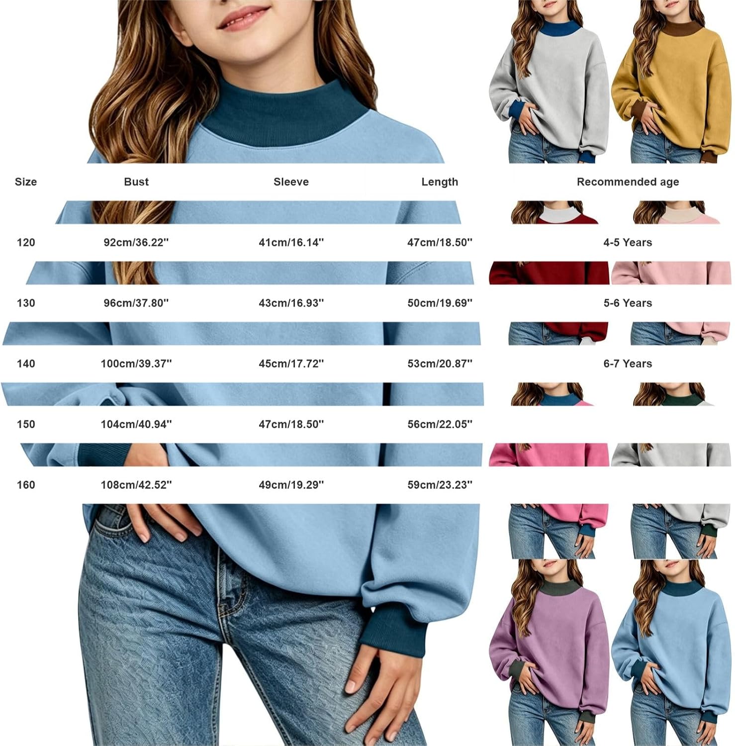 Toddler Kids Baby Boy Girl Long Sleeve Sweatshirt Casual Shirt Thin