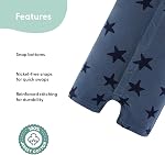 The PeanutShell Petit garçon Rompers paquet de 2 - 100% Vêtements en coton, ROMpers pour nouveau-né, bébé et bébé garçon - Space