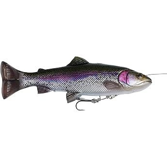 Savage Gear 4D Line Thru Pulsetail Swimbait Rubber Fish