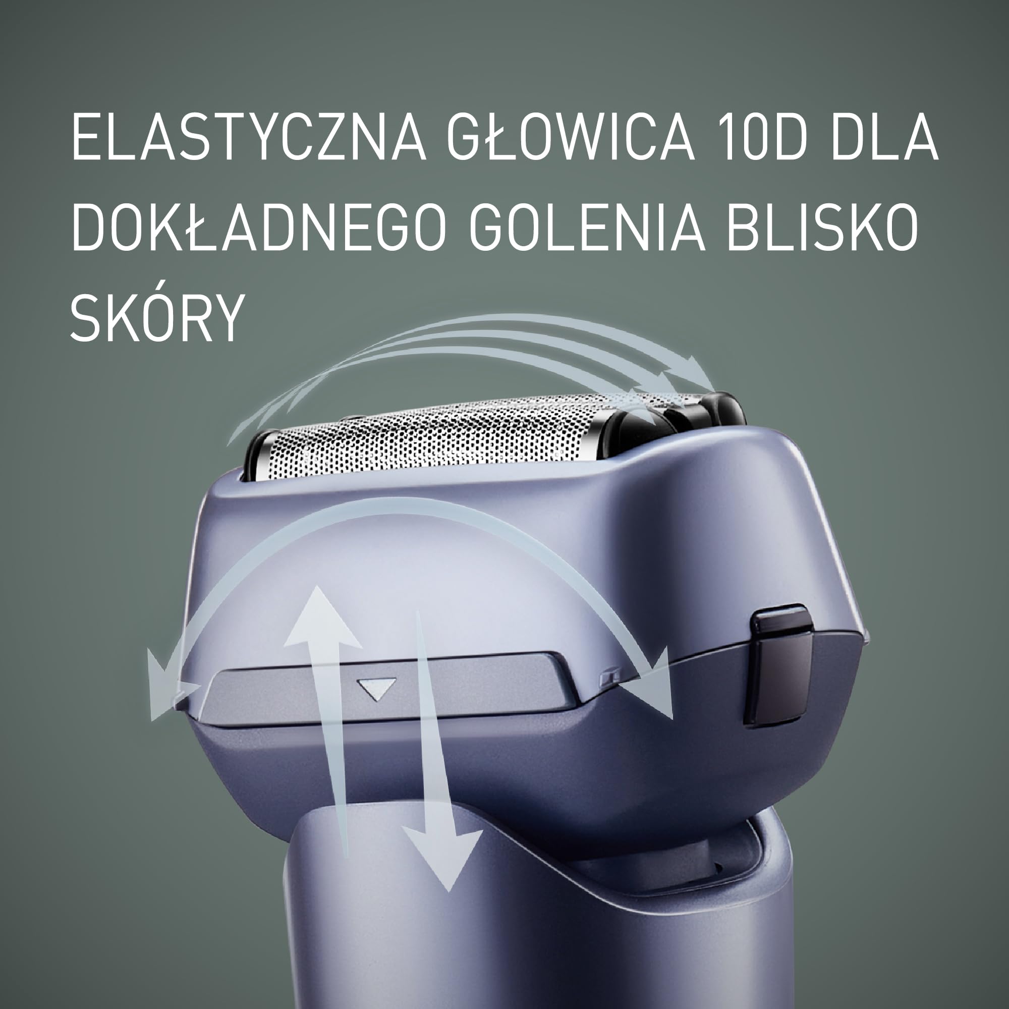 Panasonic Series 500, ES-ERM3FV503 Golarka elektryczna z 3 ostrzami, do golenia na mokro i sucho, akumulatorowa, japońska stal nierdzewna, elastyczna głowica 10D, IPX7, ładowanie USB-C, fioletowa