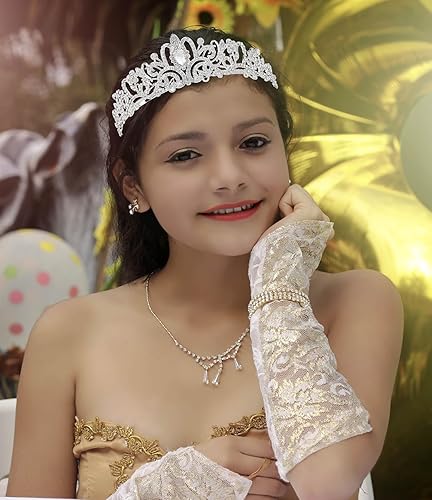 Miniatura 5 de Tiaras y coronas de cumpleaños para mujeres, princesas, niñas, novia, boda, graduación, reina, concurso de belleza, diadema de cristal a la moda con