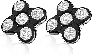 Cabezales de repuesto para afeitadora Remington Balder Pro RX5/XR7000/XR1500, afeitado eléctrico de precisión para hombres calvos (cabeza/2 piezas)