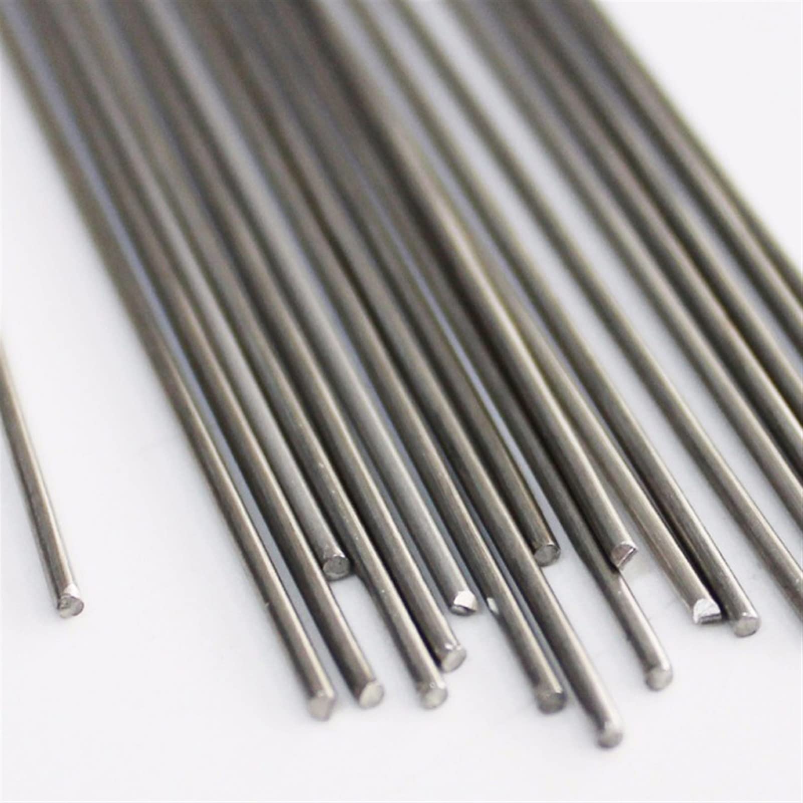 Varillas de electrodo de soldadura de acero inoxidable ER316L SS TIG, electrodos de varilla de soldadura de 1,0 mm, 1,2 mm, 1,6 mm, 2,0 mm, 2,5 mm, 3,2 mm (1,0 mm, 20 unidades)