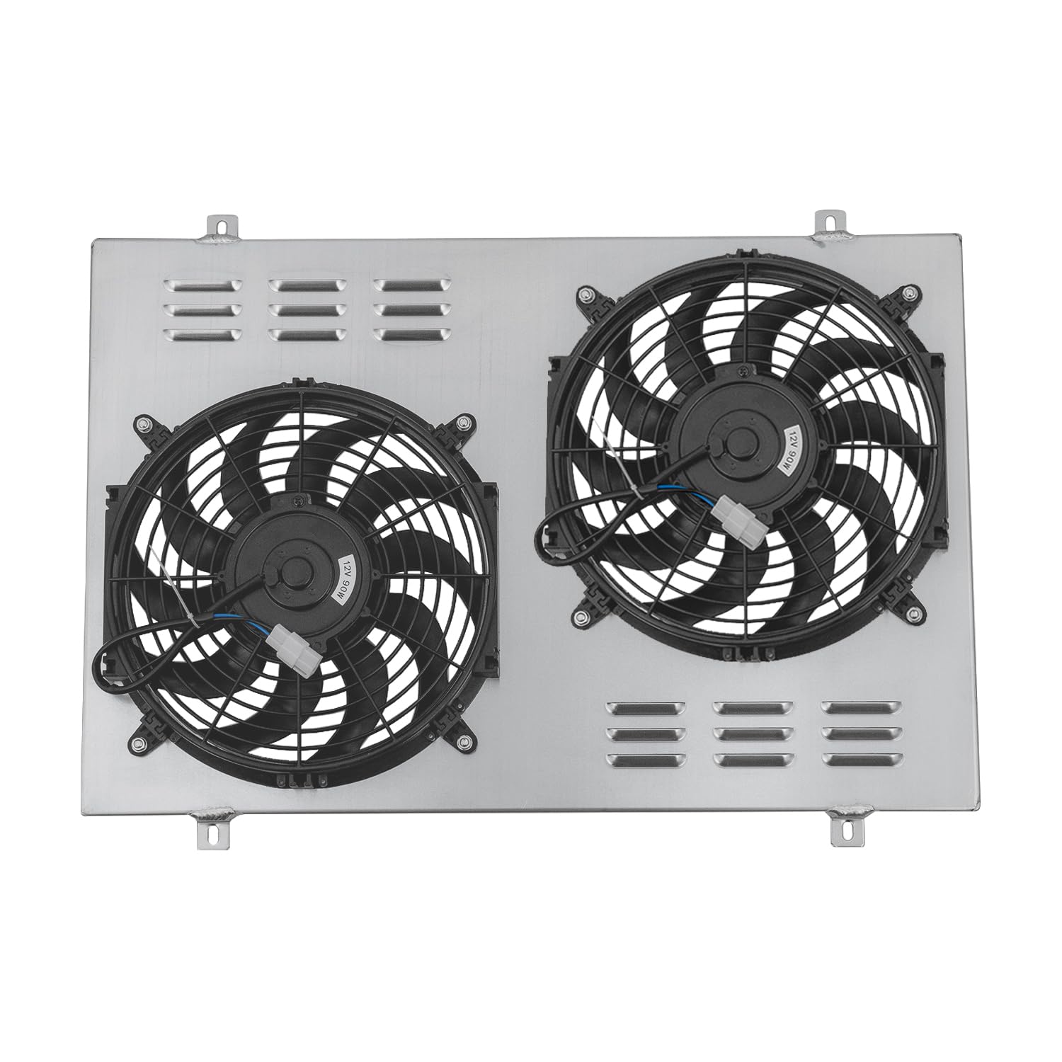 Aluminum Shroud Fan Relay Compatible with 1985-1997 Ford F150 F250 F350 85-92 Bronco 4.9L L6 Radiators