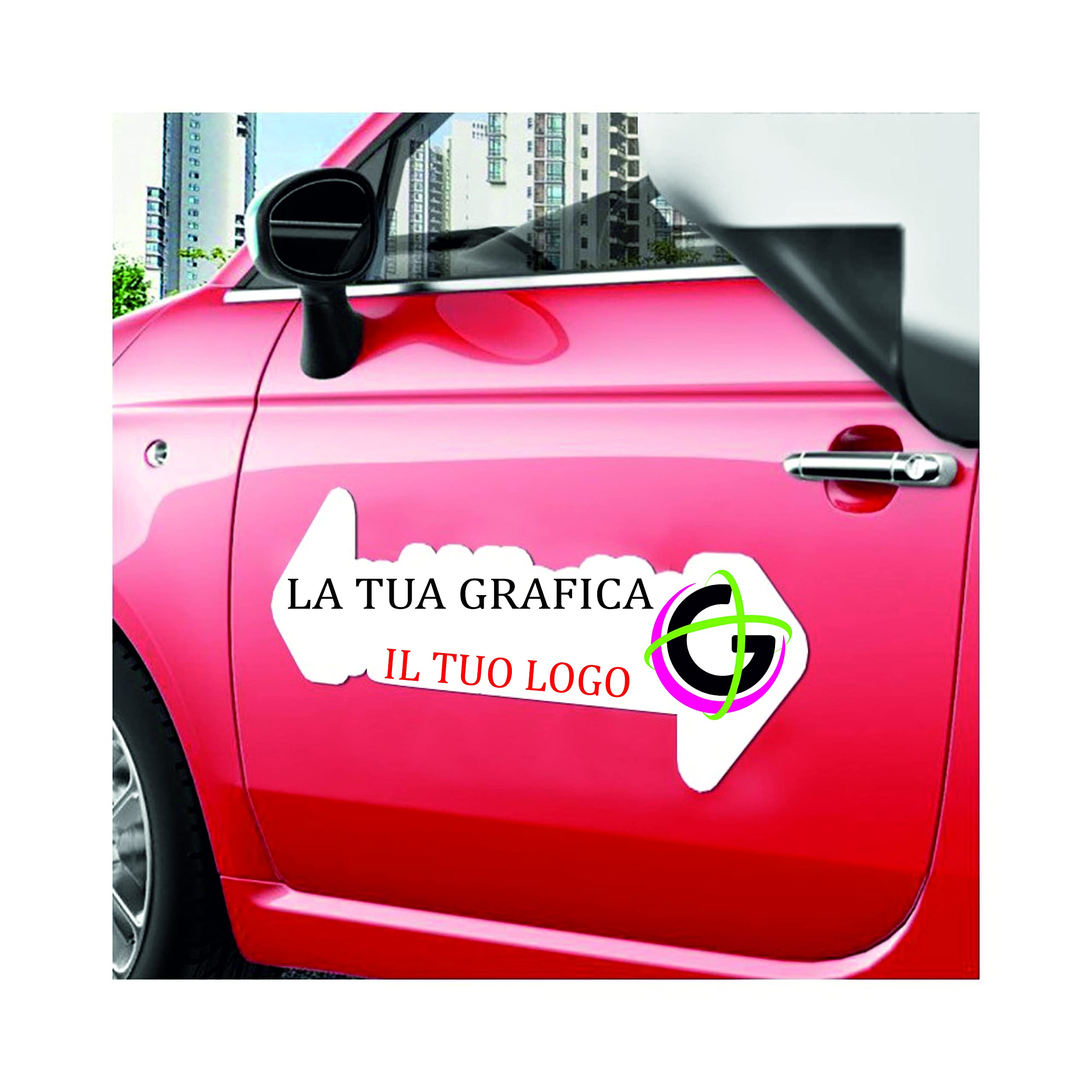 Targa Magnetica Bereitschaft Servizio | 45 X 12 Cm | Adesiva Rimovibile Per Auto E Furgoni | Resistente UV