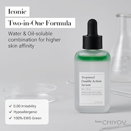 Miniatura 2 de Terpineol Double Action Serum - 1.05 oz - Trouble Care Serum Contened Terpineol & Tee Tree Oil mejora imperfecciones, brotes, manchas oscuras y