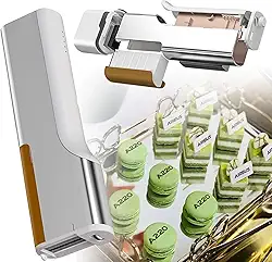 Impressora De Alimentos PortáTil Sem Fio Para ImpressãO A Jato De Tinta De Alimentos Para DecoraçãO De Arte De Alimentos-Caneta De Impressora De Alimentos ImpressãO PadrãO 40% áRea PadrãO,Brown