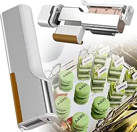 Impressora De Alimentos PortáTil Sem Fio Para ImpressãO A Jato De Tinta De Alimentos Para DecoraçãO De Arte De Alimentos-Caneta De Impressora De Alimentos ImpressãO PadrãO 40% áRea PadrãO,Brown