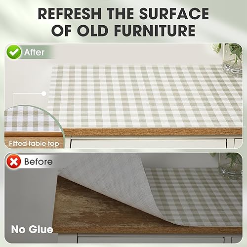 Miniatura 8 de Forro antideslizante para cajones y estantes, no adhesivos, grueso, agarre fuerte, impermeable, lavable, protege los estantes del aparador, armarios