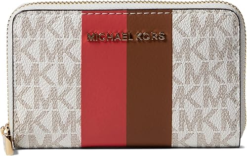 Michael Kors Jet Set - Estuche pequeño con cremallera alrededor de Dahlia, tamaño único, Dahlia Multi, talla única , Estuche para tarjetas Jet Set