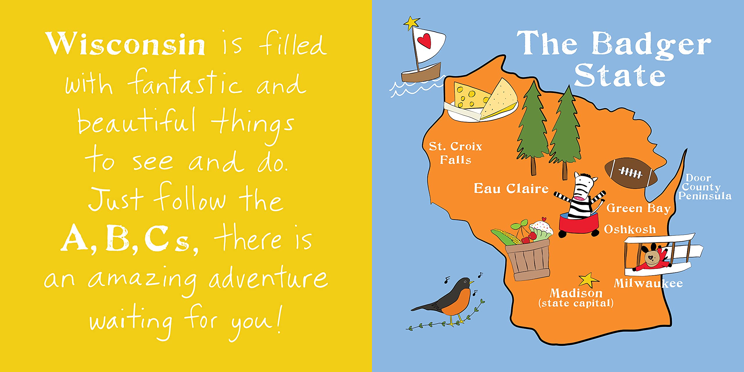 ABCs of Wisconsin: An Alphabet Book of Love, Family, and Togetherness (ABCs Regional)