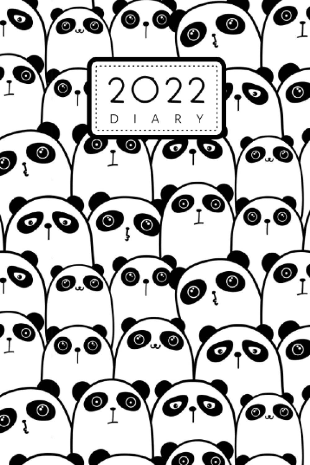 2022 Diary A5 Week to View: Panda Weekly Planner Agenda Reminder 12 Months Organizer & Schedule 2022 Diaries Desk Calendar New Year Gifts