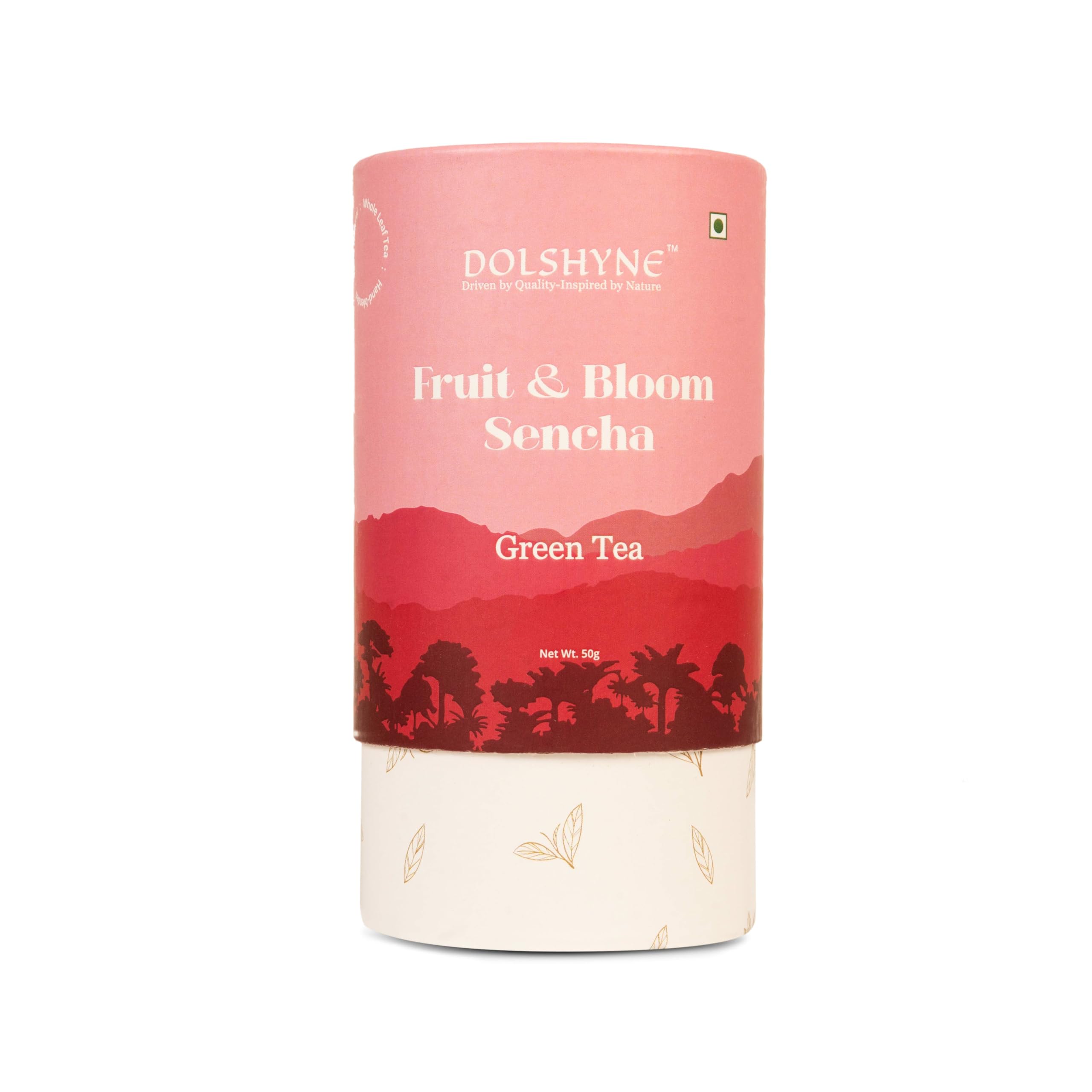 Dolshyne Fruit & Bloom Sencha Tea 50g (25 Cups) | Sencha Green Tea & Fruits| Exotic Blend | Refreshing Blend |