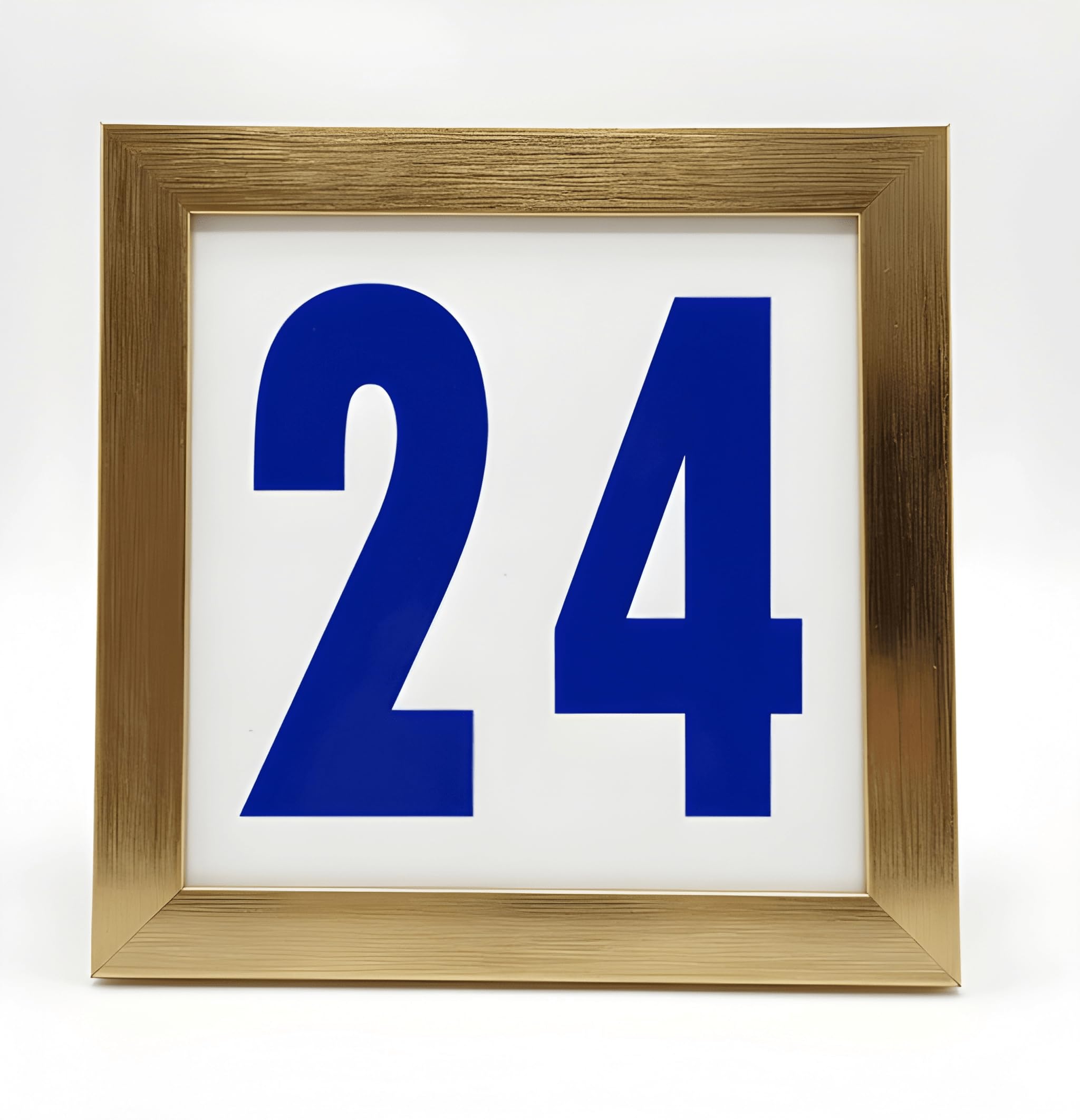 MY MAGIC GIFT NUMEROLOGY MAGICAL NUMBER 24 GOLD TEXTURE WOODEN FRAME (5x5 INCH, GOLD)-image-1