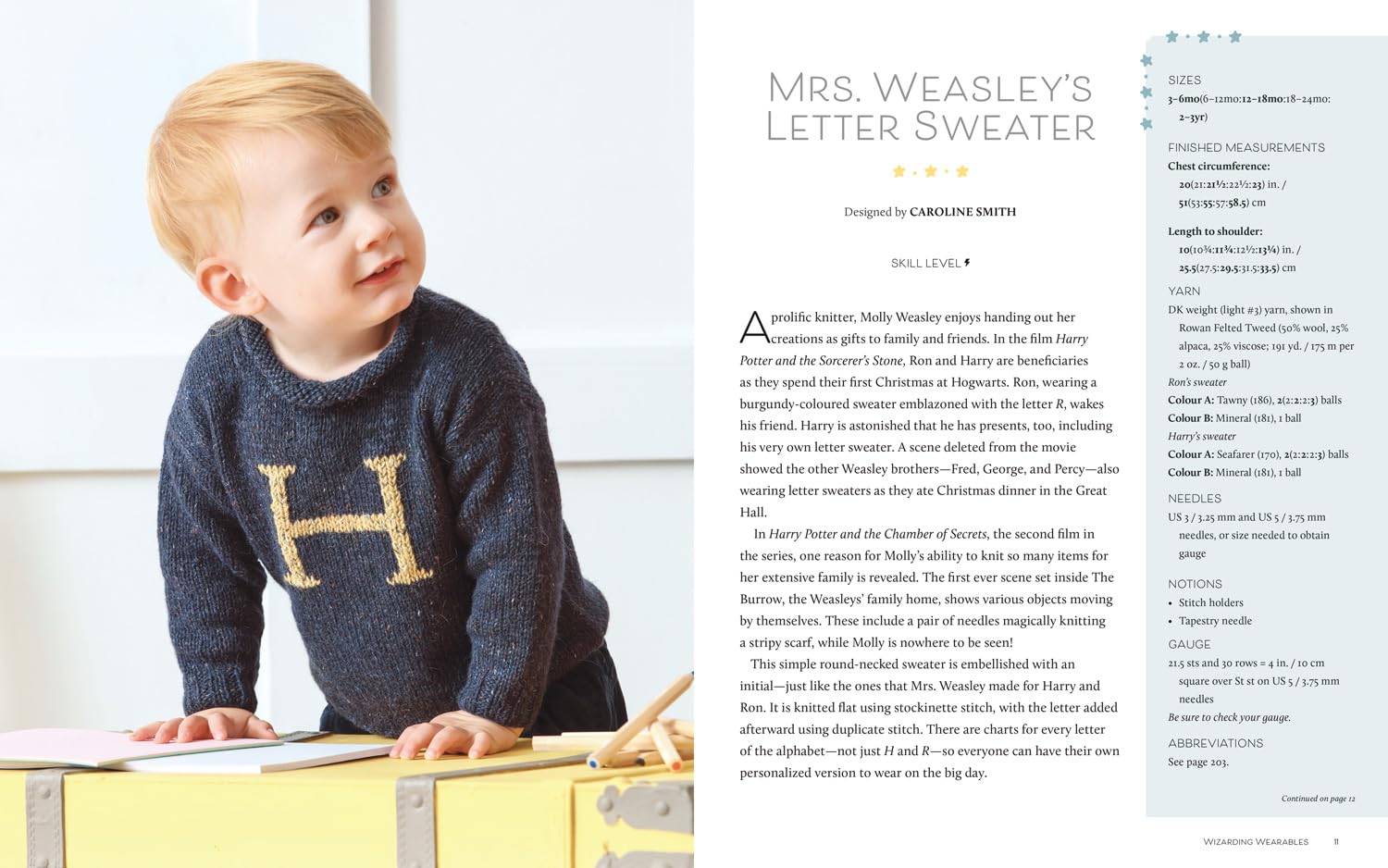 Harry Potter: Knitting Magic for Baby and Toddler: The official craft pattern book for fans of the series
