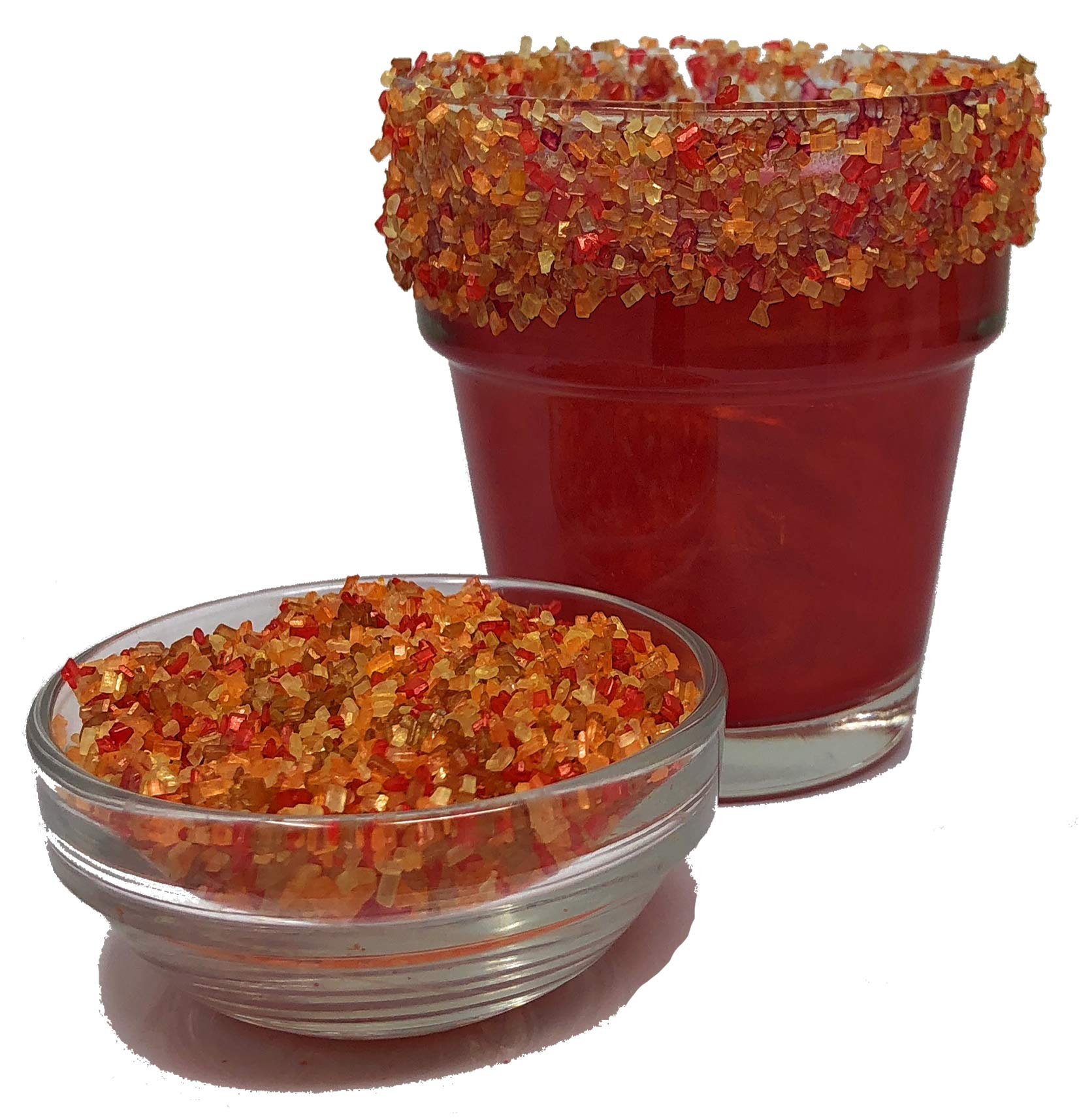 Snowy River Thanksgiving Cocktail Sugar - Kosher All Natural Thanksgiving Cocktail Rimmer and Coffee Rimmer (Thanksgiving, 8oz Bag)