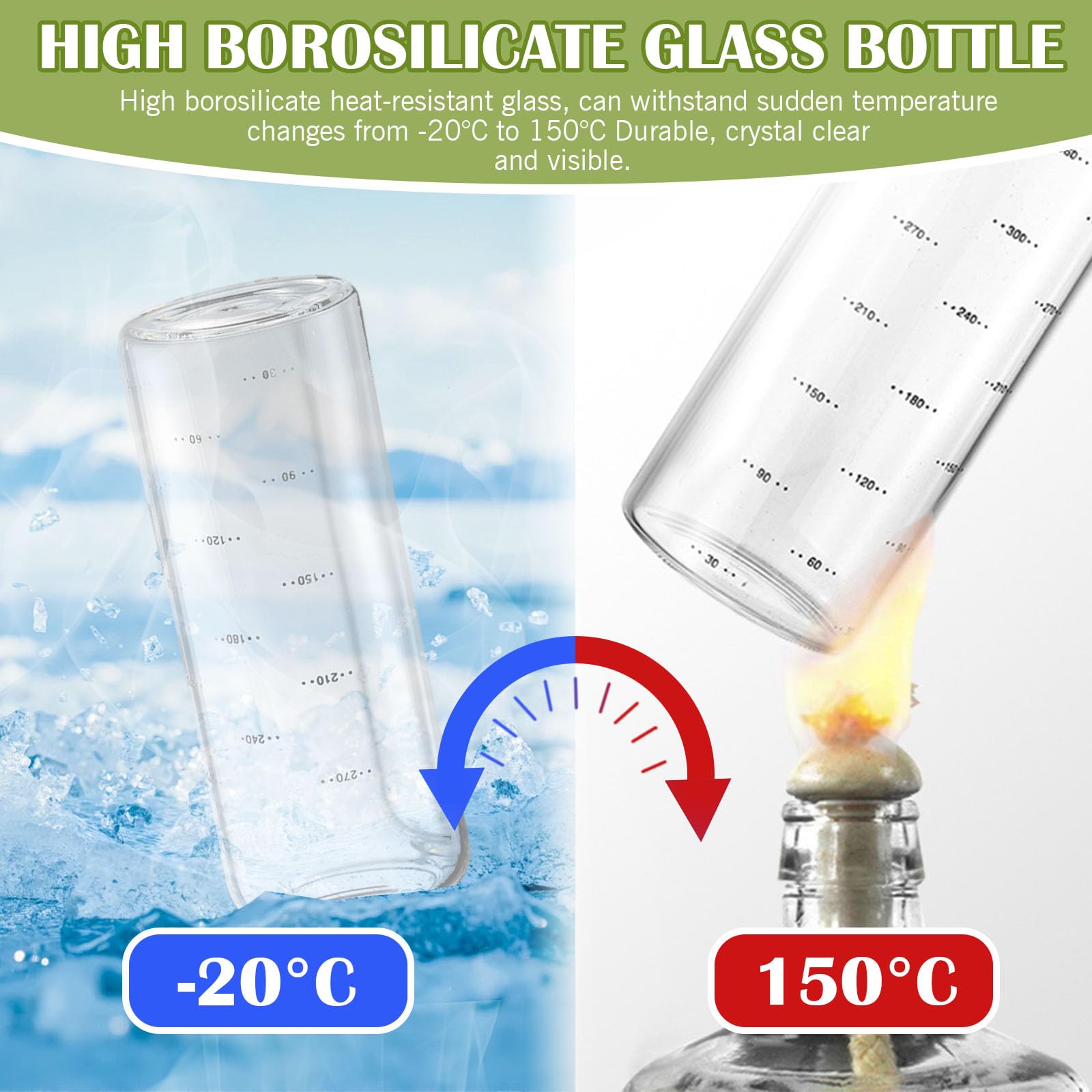 Dispensador de bomba de salsa, dispensador de jarabe de café, cristal de miel, botella de cristal de 500 ml con bombas de acero inoxidable, dispensador de jarabe de café, a prueba de fugas, bombas de