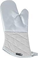 Vista 1 de Restaurantware Manopla de horno de 15 x 7 pulgadas, 1 manopla de horno resistente al calor, agarre ergonómico, guantes de cocina de fibra de vidrio