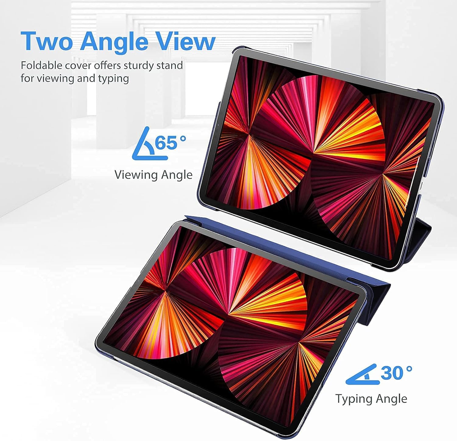 ProCase iPad Pro 11 Case 2021/2020/2018 Smart Cover Bundle with Keyboard Case for iPad Pro 11 Inch 3rd/2nd/1st Gen