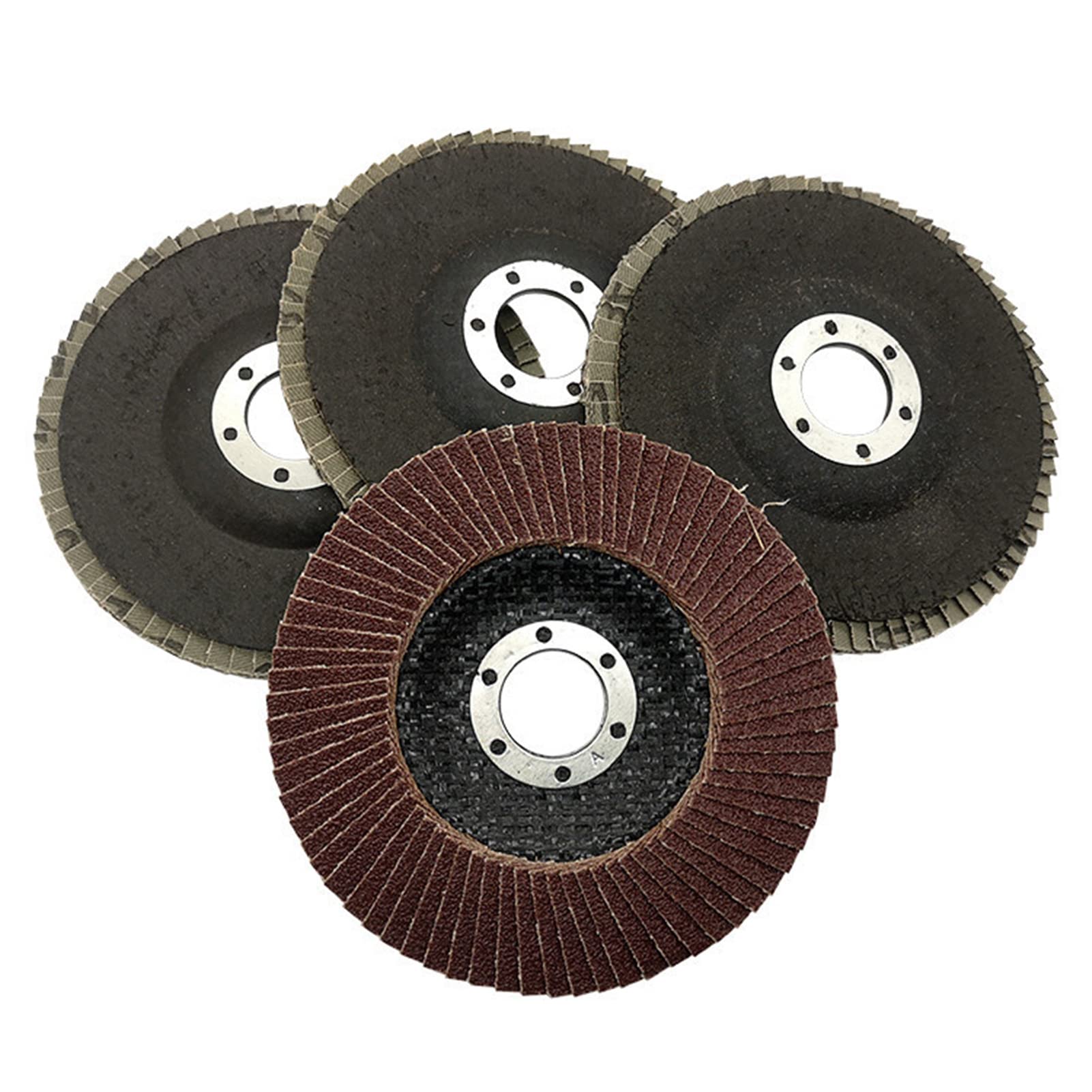 Disques à lamelles 4,5 pouces en oxyde d'aluminium à haute régularité lot de 10
