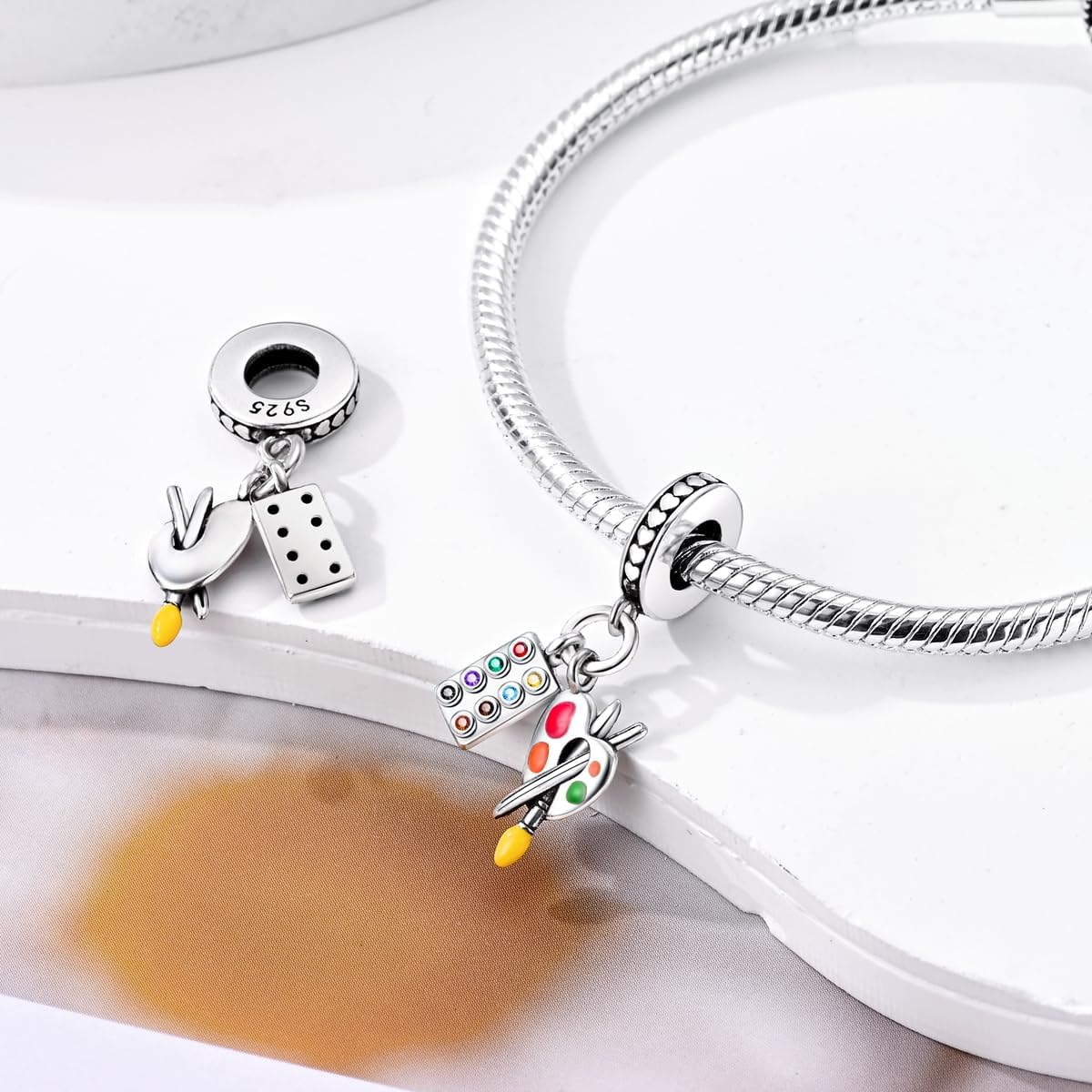 MULA 925 Sterling Silver Charms for Bracelets and Necklaces Dangle Pendants Beads Family Tree Charms Jewelry for Women - Image 3