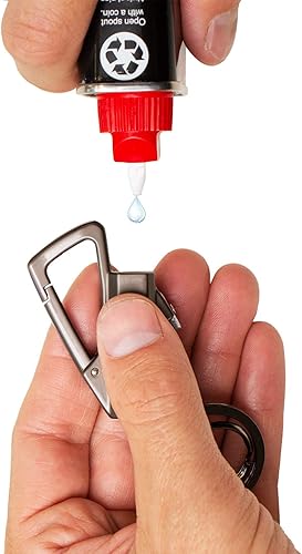 Miniatura 4 de SURVIVE Llavero de metal para abridor de botellas permanente, encendedor reutilizable de supervivencia, kit de palo de golpeador impermeable de