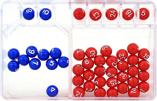 Lottery Ball Machine - Small Lottery Random Machine,Lottery Number Drawing Toy, Lottery Number Picker Machine, Lottery Selector for All Lotteries