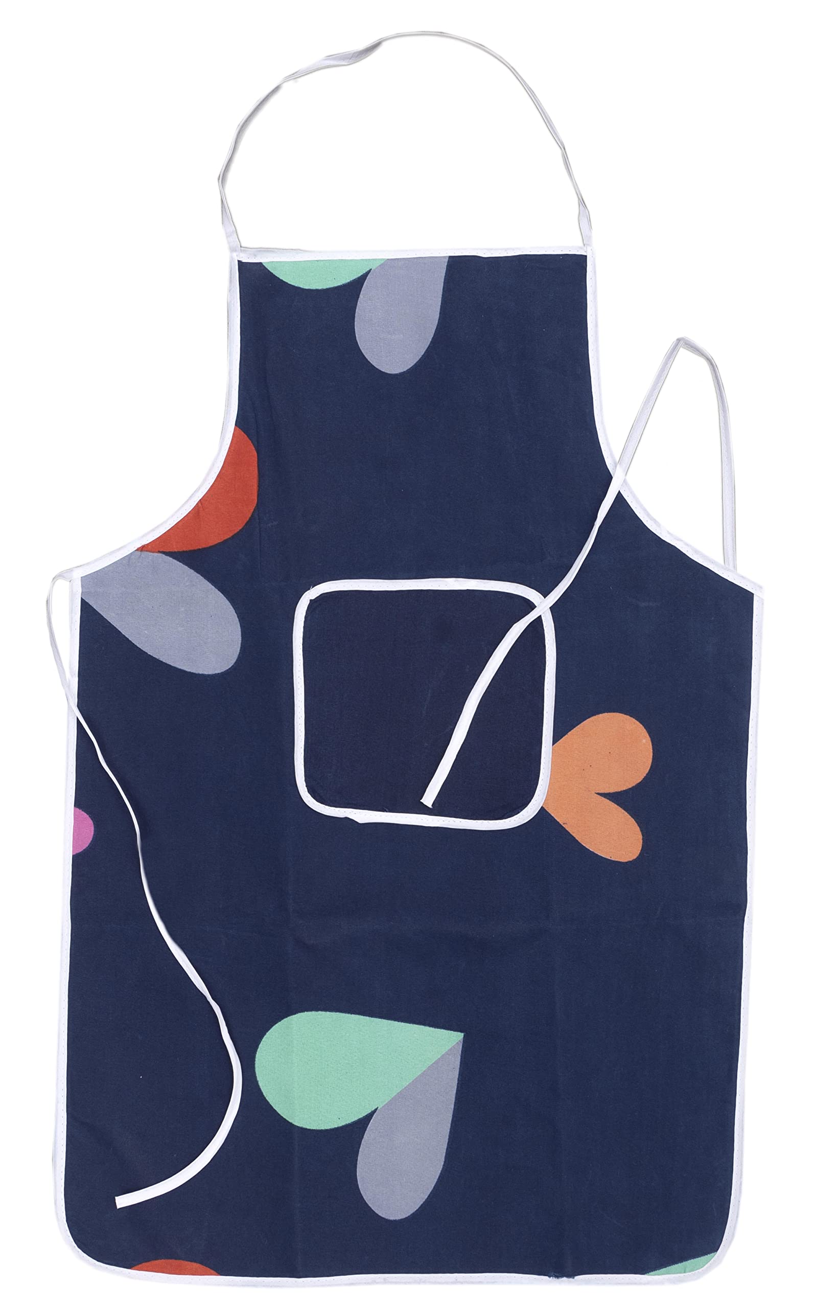 AAZEEM Cotton Kitchen Apron with Front Pocket Waterproof Back Restaurant For Men & Women UNISEX -(Pack of 4) 2