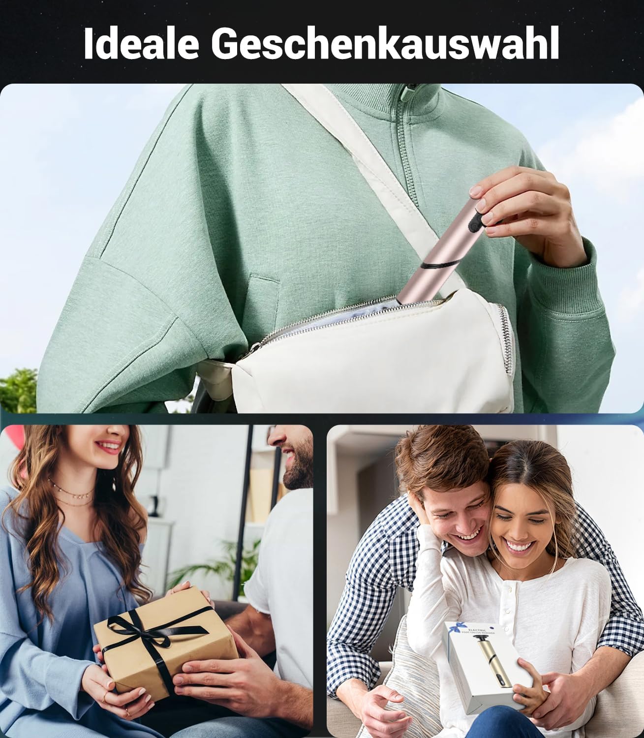 2026 Upgrade Hornhautentferner Elektrisch【99,92% Hornhaut in 3 Min】【90° Klapp-Ergonomie – 40% Weniger Kraft】Hornhautentferner Füße Sensortechnik – für Tote & Rissige Haut Hornhaut Entfernen Fußpflege