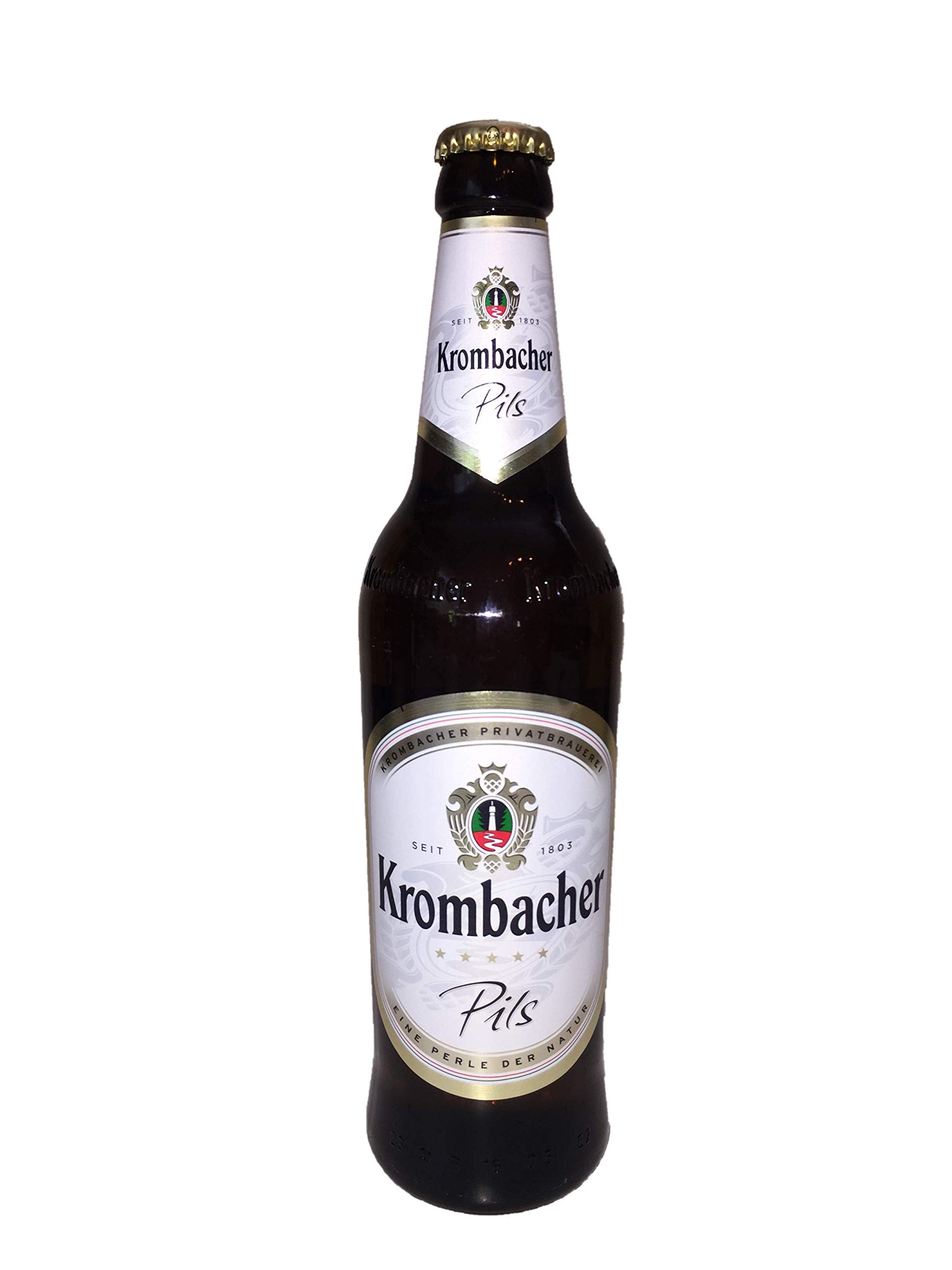 Krombacher - Biergeschenke für Männer lustig 60 Geburtstag - Eiserne Reserve Black Edition Text s/w Happy Birthday 60 Geburtstag Bier (1 x 0.5 l)