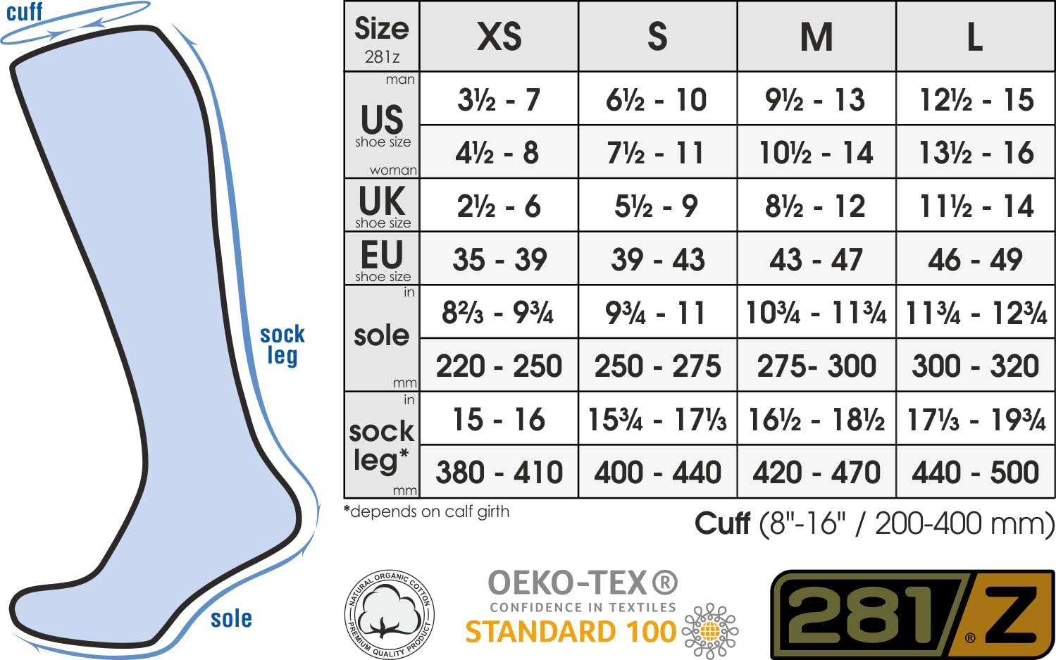 281Z Military Demi Season Breathable Knee High Cushioned Uniform Boot Socks - Tactical Trekking Hiking - Outdoor Fishing Hunting (Foliage Green Small 2 Pairs Pack)