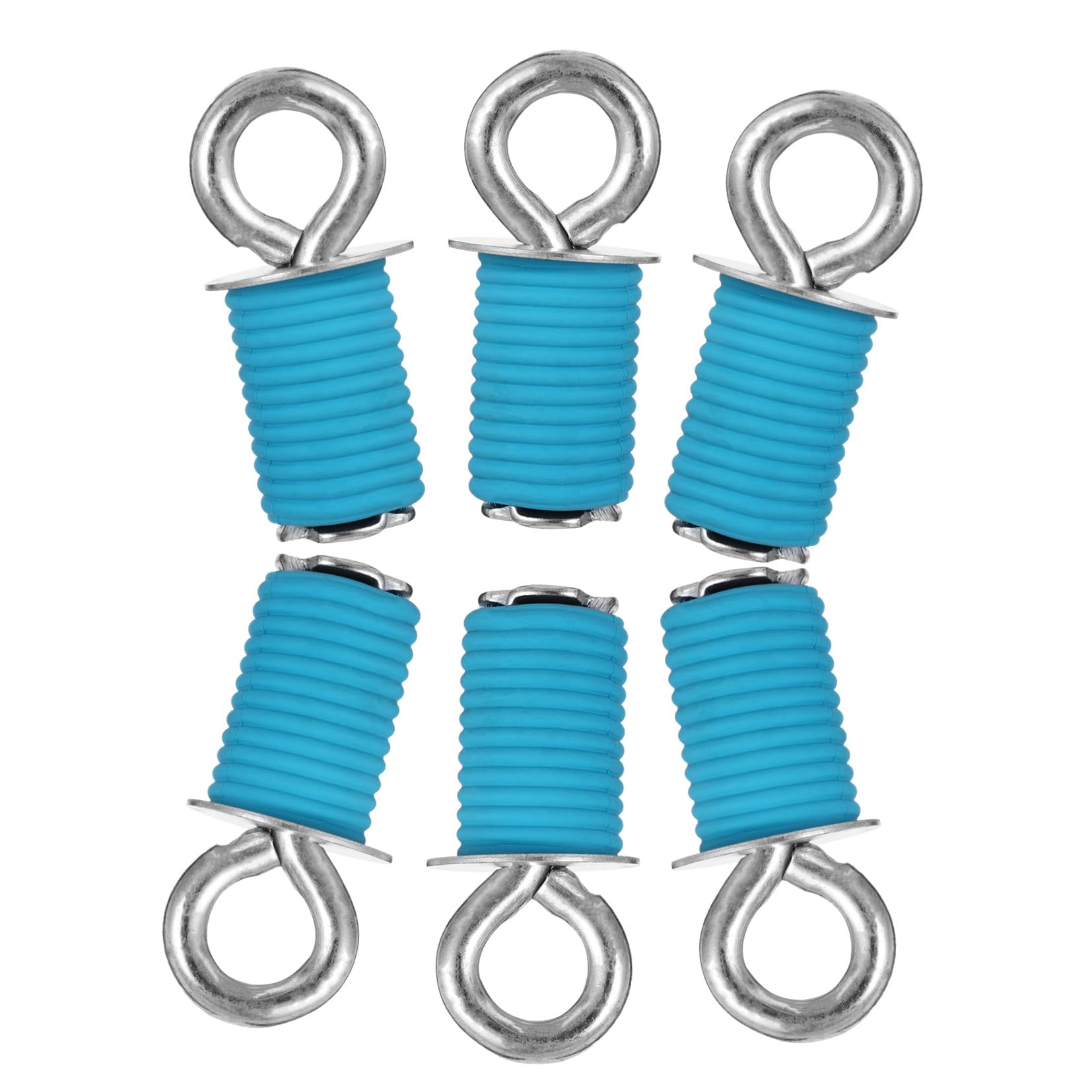 Amosfun Atv Ladungsanker aus Eisen und Gummi Robuste Bettanker Einfach zu Bedienen 6 Stück Packung für Offroad und Anhänger Ladungssicherung