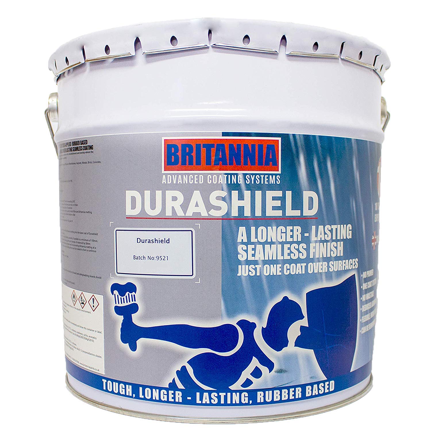 Buy Duield Black Rubber Based Waterproof Roof Paint Coating Sealant 2x5