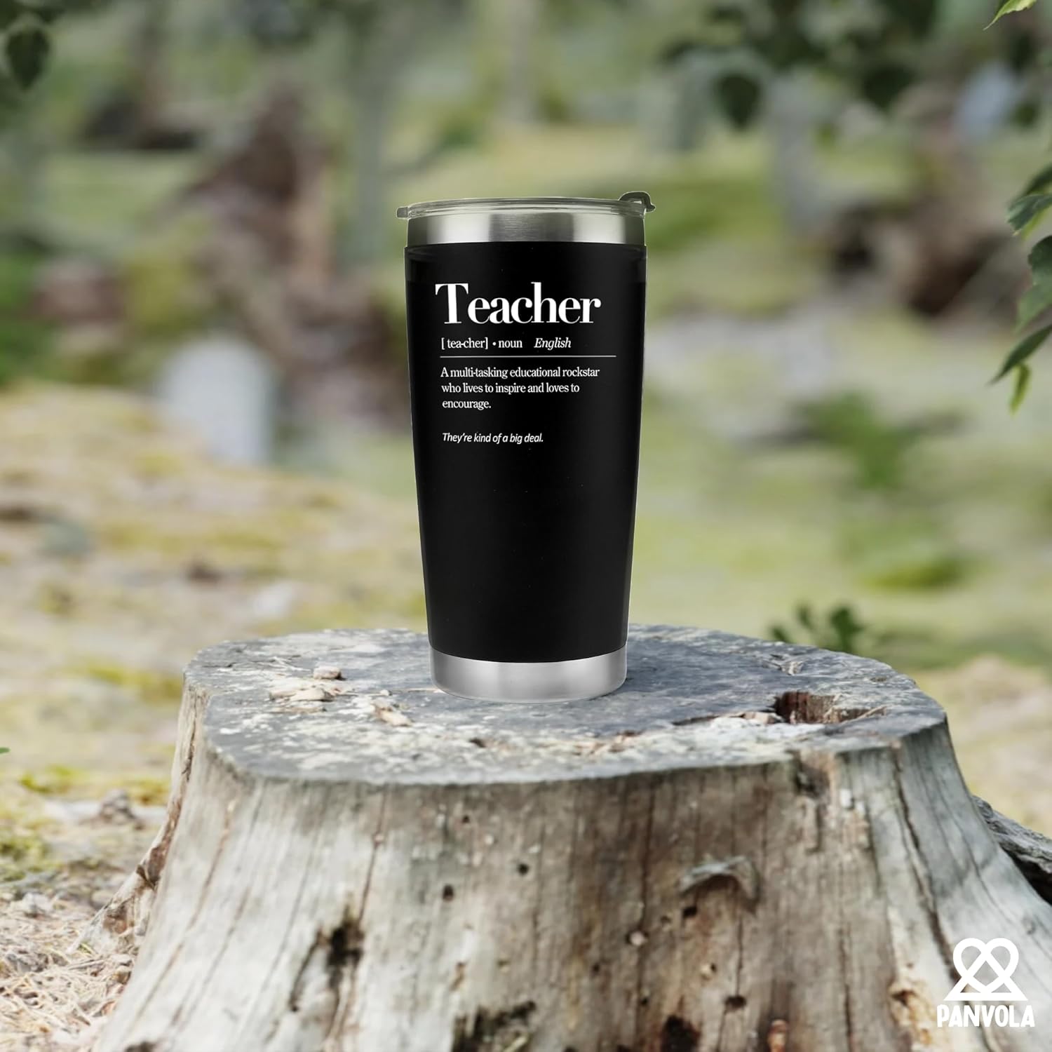 Teacher Definition Vacuum Insulated Tumbler Teacher Gifts Appreciation Gifts from Students End of the Year Gift to Teacher's Day Professor Stainless Steel Removable Lid Travel Mug (Black, 20 Ounces) - Image 6