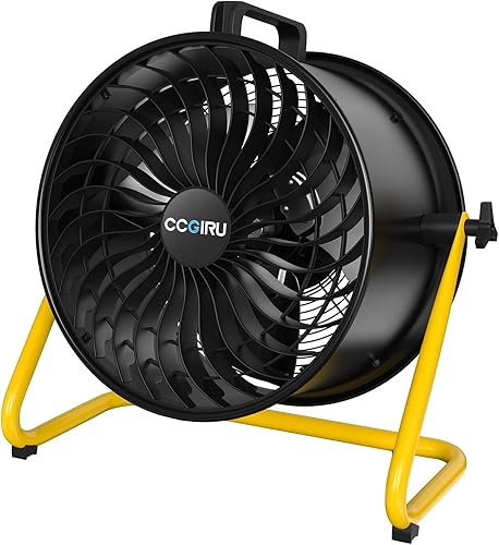 Miniatura 16 de Ventilador de tambor industrial de alta velocidad de 13000 CFM de 30 pulgadas, ventilador industrial resistente de 3 velocidades para almacén,