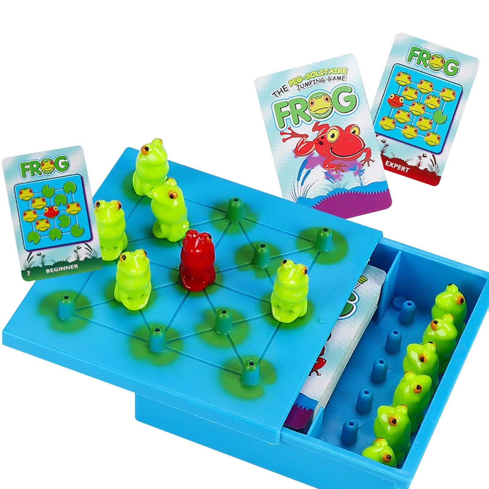 Hopper Game – Jeux de société de stratégie pour, Jeu de Grenouille pour, Jeux de société de stratégie, Jeu de Saut, activités d'apprentissage préscolaire, Jouet pour à partir d