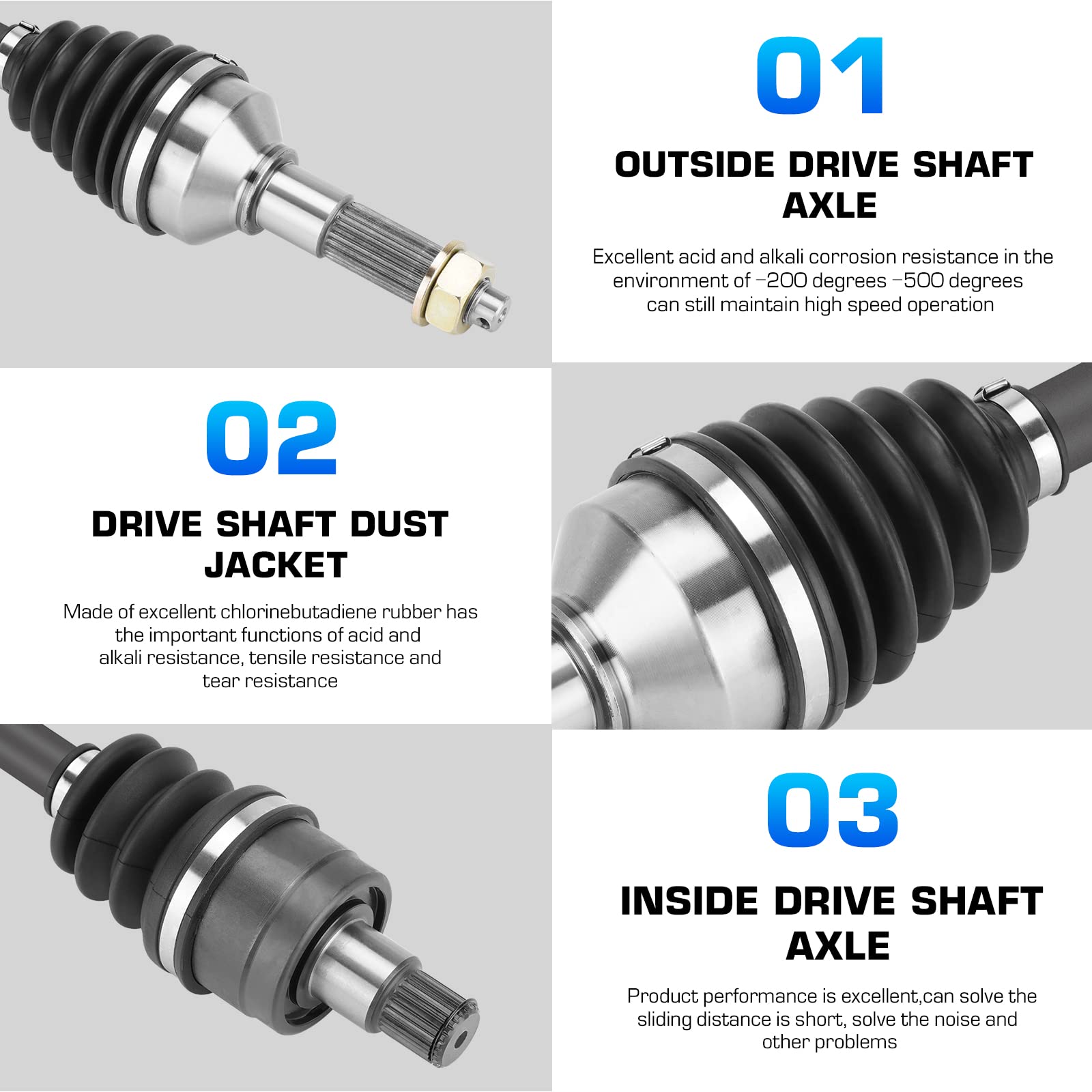 CCページ Amazon.com: Front Left/Right CV Axles Shaft for Kawasaki