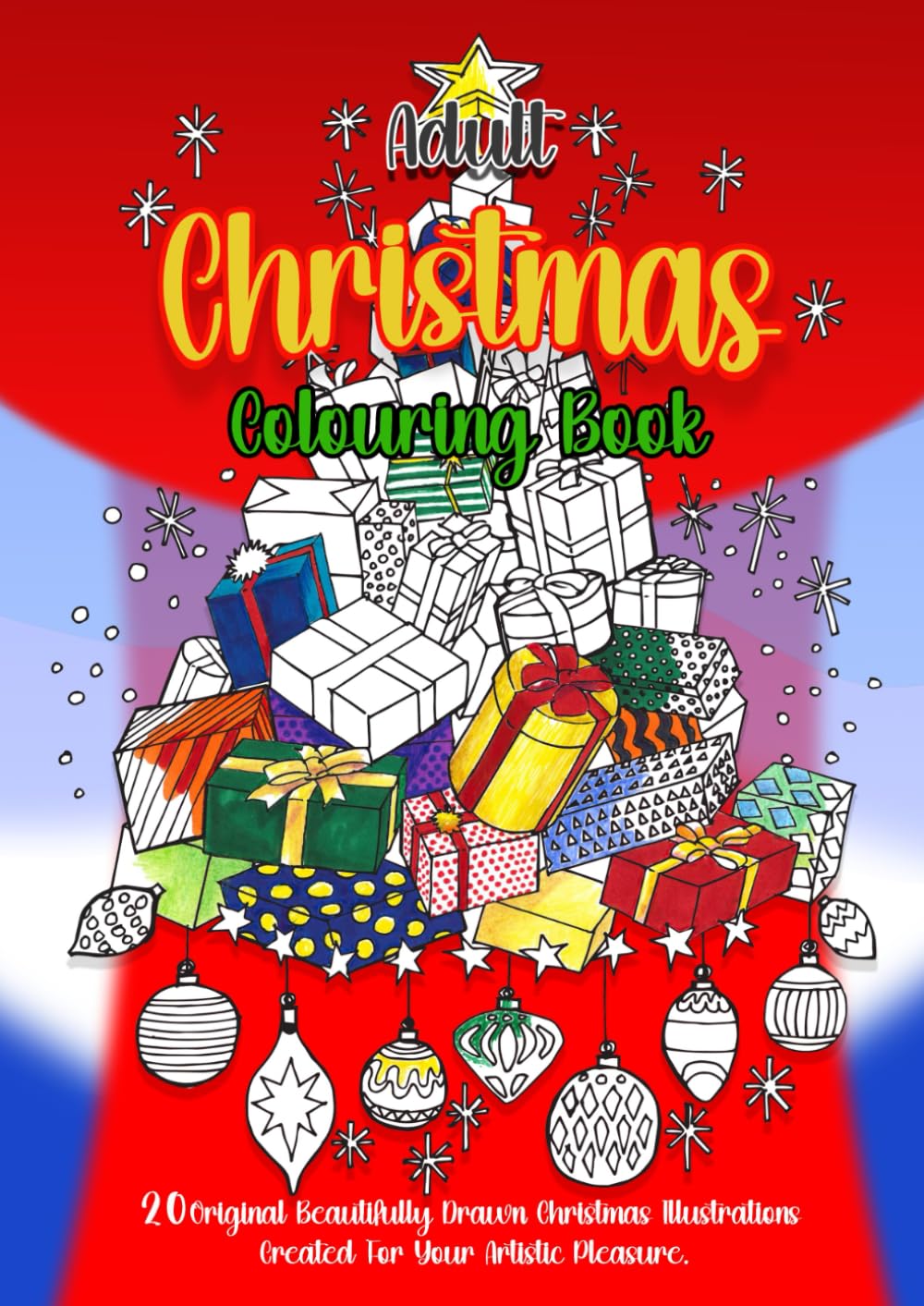 Adult Christmas Colouring Book