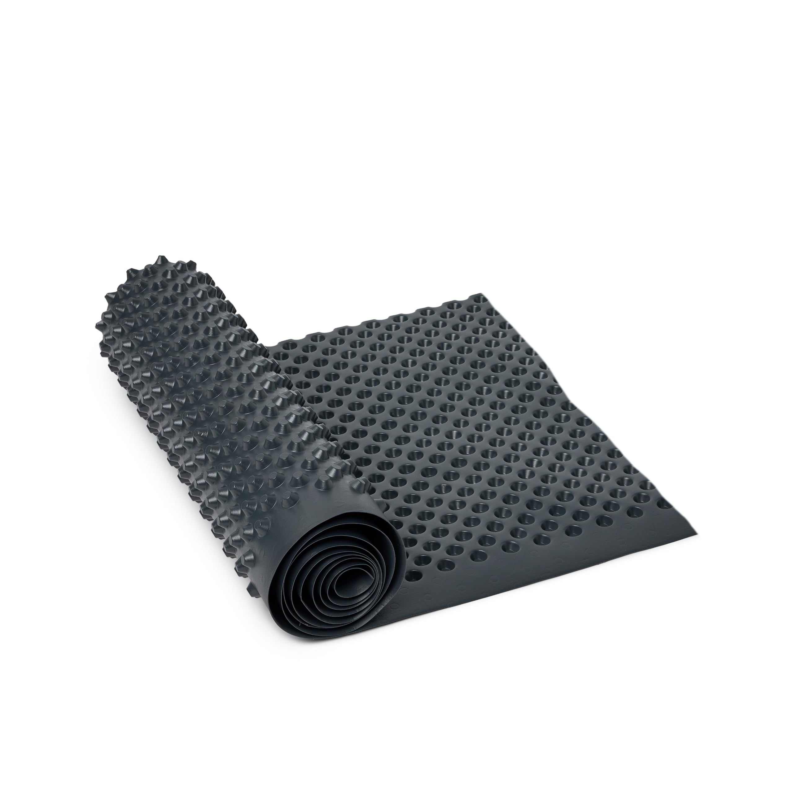 Garronda Noppenfolie 0,5 m x 5 m aus HDPE 400 g/m² mit hoher Druckfestigkeit - Mauerschutz und Bauwerksabdichtung - Drainagebahn für Keller, Grundmauern, Hochbeet - Feuchtigkeitssperre GD-0160