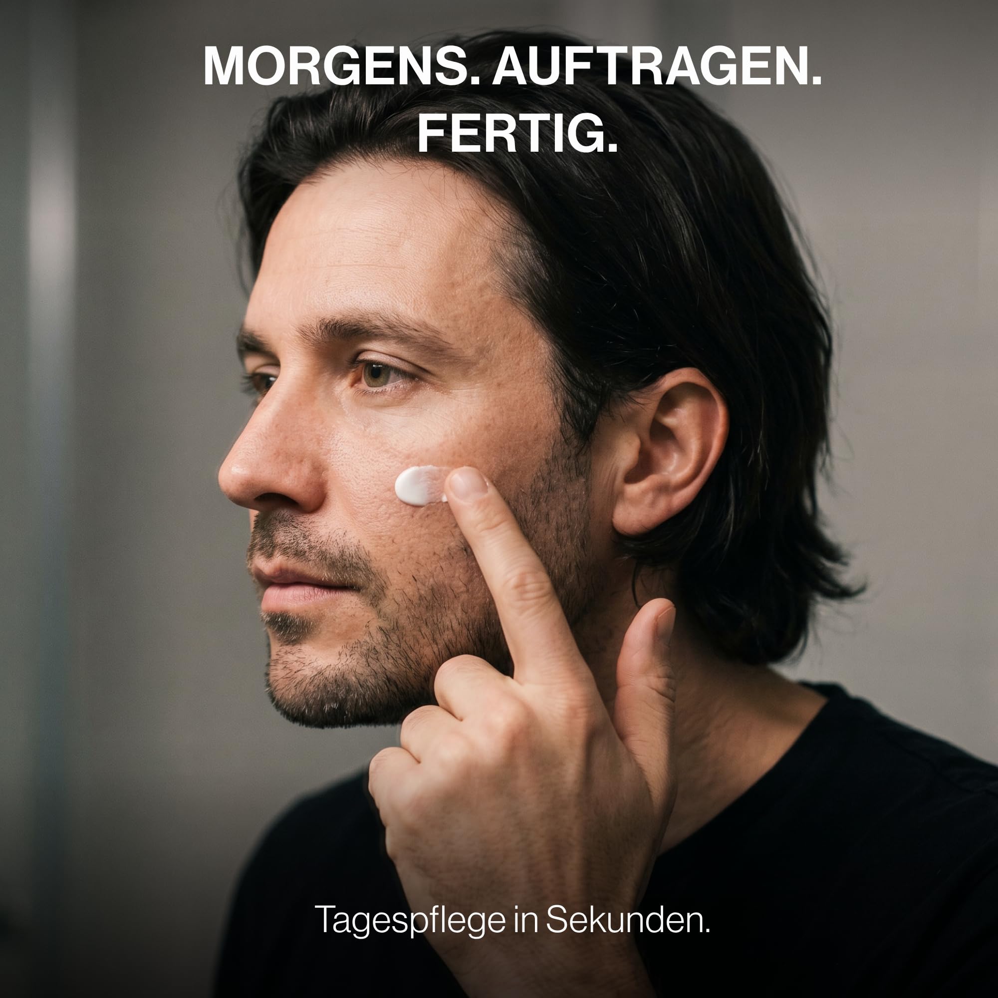 Alpine Performance Feuchtigkeitsfluid für Männer 50ml, Gesichtscreme mit Hyaluronsäure, 6 Wirkstoffe, Anti-Aging, 24h Feuchtigkeit, mattierend, ultraleicht, natürlich, Swiss Made