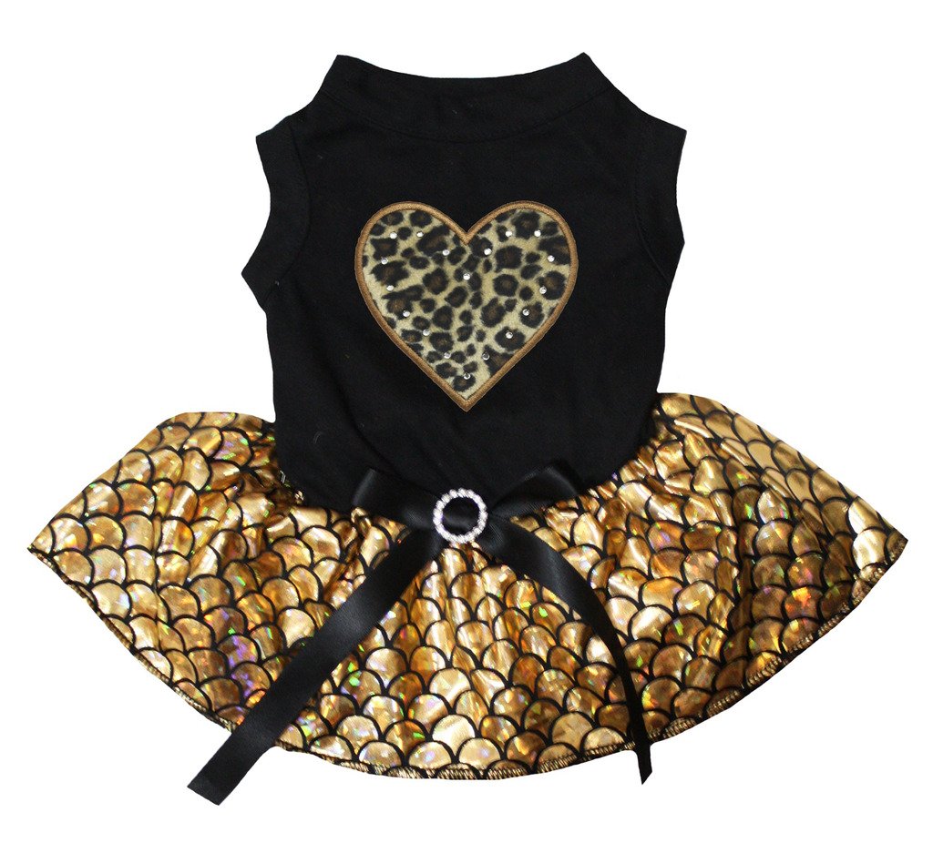 Robe léopard chien confortable pour sublimer le look de votre animal