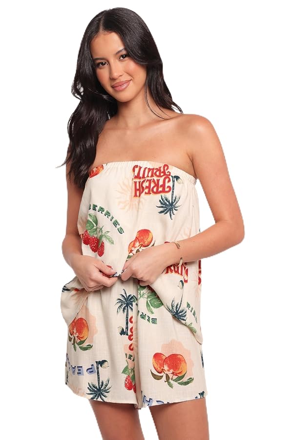 Karlen Strapless Romper - Tutti Frutti XS by Petal & Pup - Used condition - US$70.52