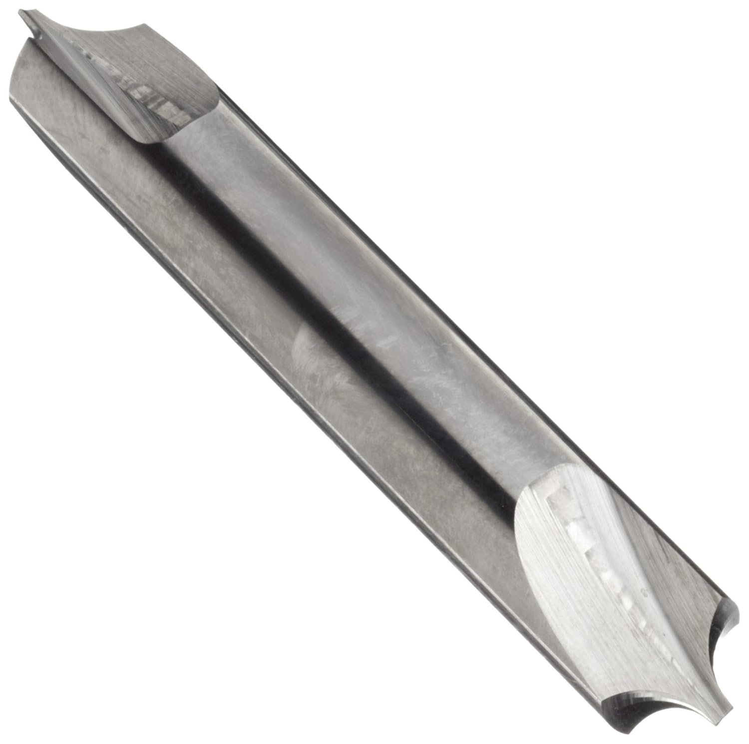 BRMG Carbide Corner Rounding End Mill, Double End, Uncoated (Bright) Finish, Non-Center Cutting, 0 Deg Helix, 2 Flutes, 1.5000 Overall Length, 0.085 Cutting Diameter, 0.125 Shank Diameter